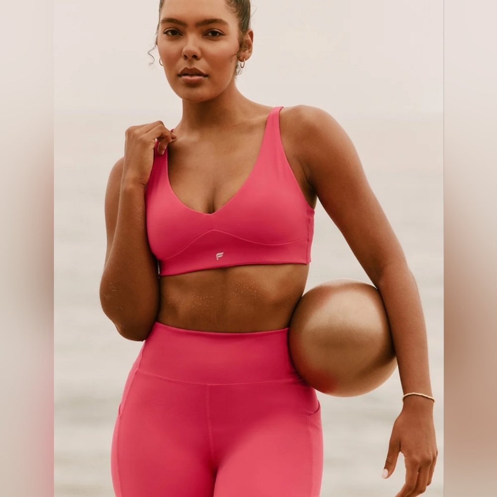 Fabletics Pure luxe Bra and High Waisted Leggings Set  NWT.  Sz S